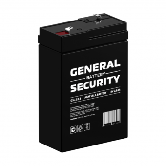 Аккумуляторы GSL2.8-6 GENERAL SECURITY от магазина РЭССИ